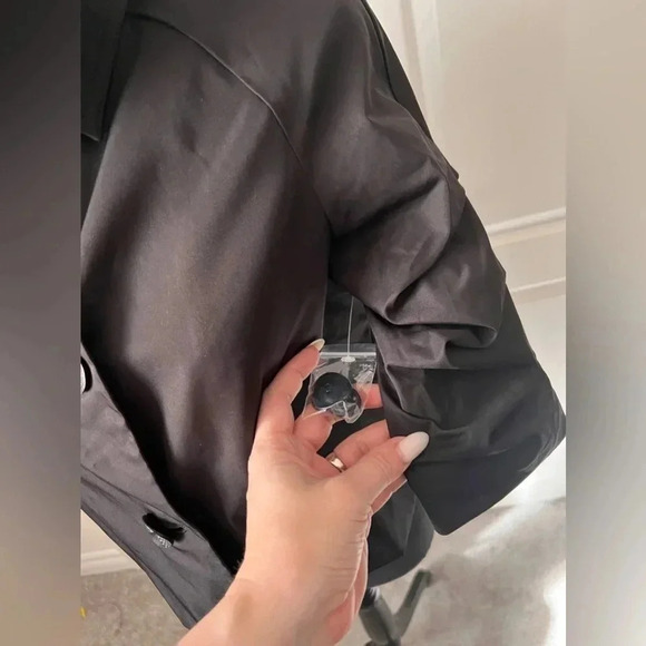 NWT  | Samuel Dong | Black Jacket With High Collar | Size XS [293] - Picture 5 of 6